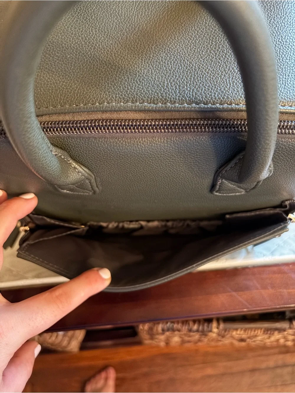 Ayla & Co Mini Olive Diaper Backpack